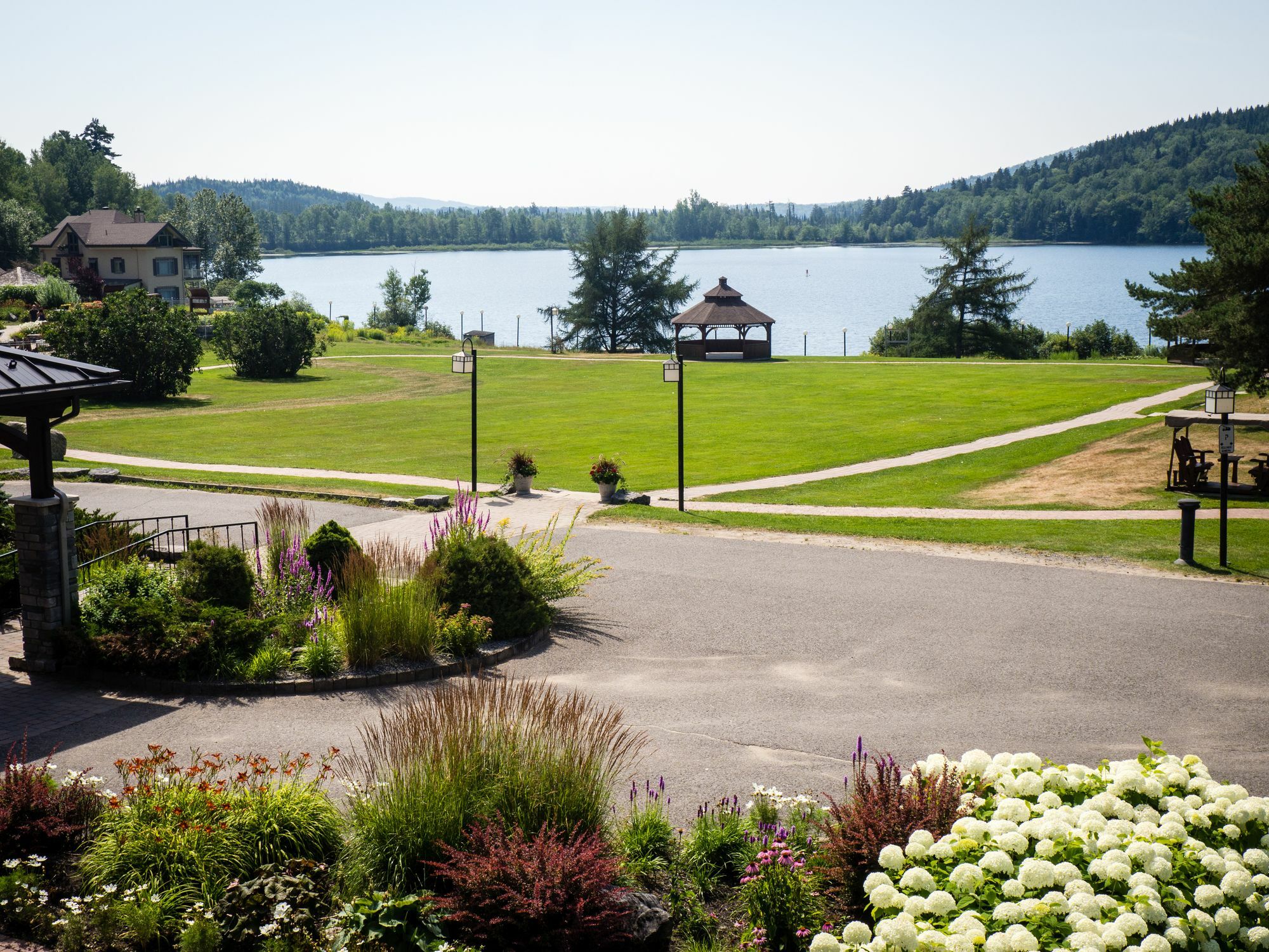 Le Manoir Du Lac Delage Stoneham Exterior foto